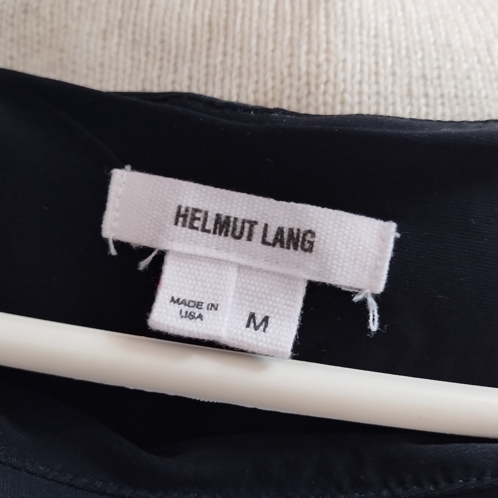 HELMUT LANG Black Jersey Keyhole Back Sleeveless Top M - Picture 7 of 9
